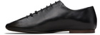 LEMAIRE Black Souris Flat Classic Derbys