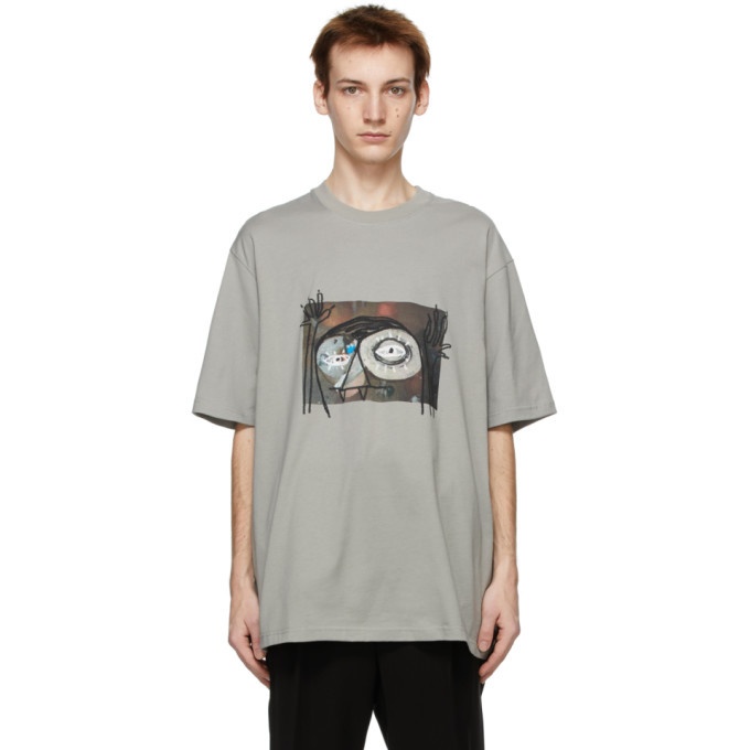 Photo: Song for the Mute Grey Oversized Monster T-Shirt