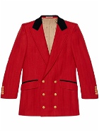 GUCCI - Wool And Linen Blend Blazer Jacket