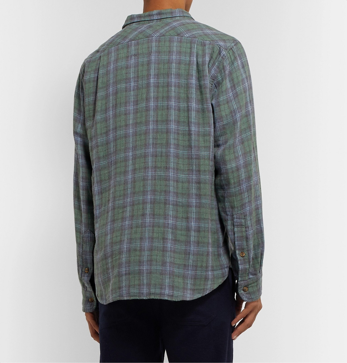 Tempus Now - Organic Denim Shirt - Green