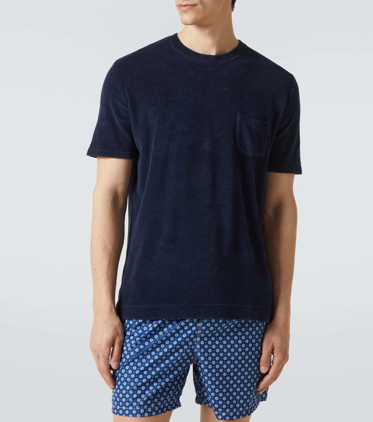 Thom Sweeney Cotton terry T-shirt