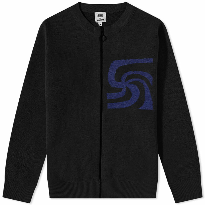 Photo: Soulland x Armor-Lux Zip Cardigan in Black