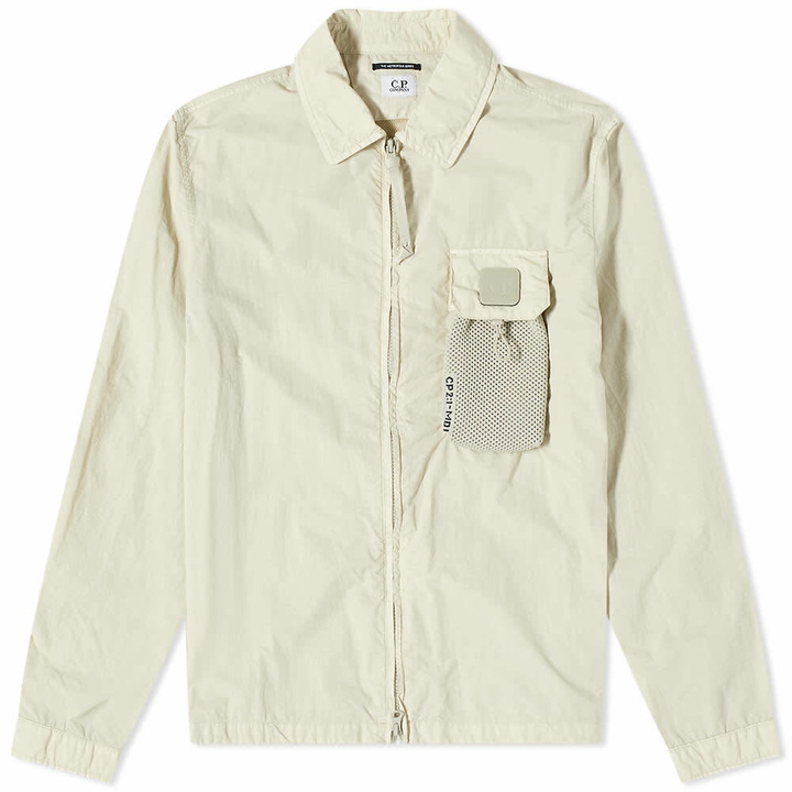 Photo: C.P. Company Metropolis Tech Patch Zip Overshirt