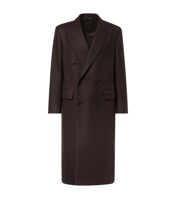 Photo: Tom Ford Double-breasted cashmere coat