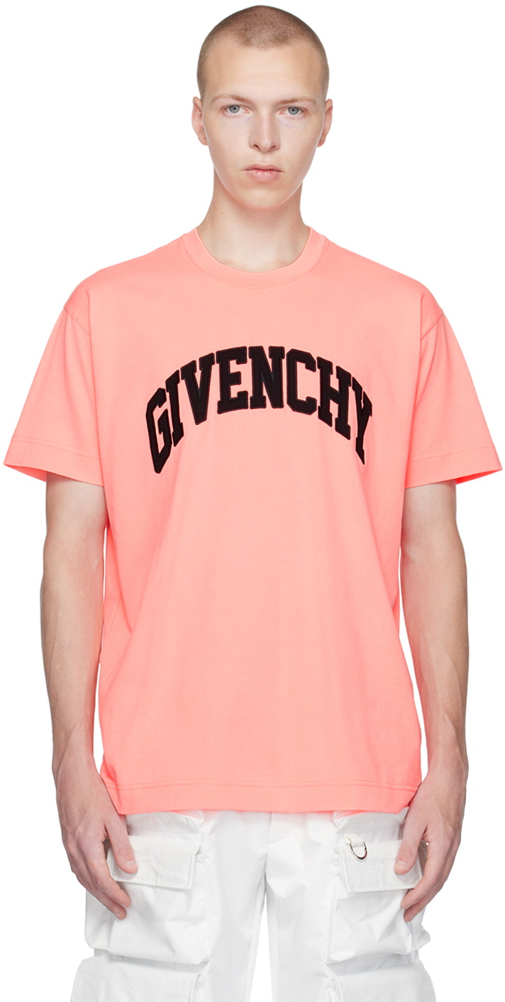 Photo: Givenchy Pink College T-Shirt
