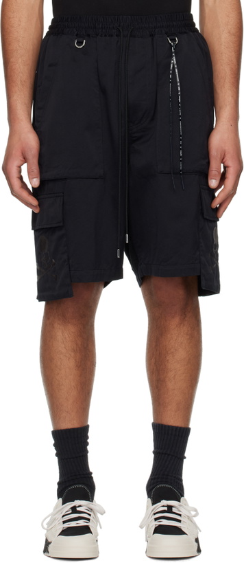 Photo: mastermind JAPAN Black Skull Cargo Shorts