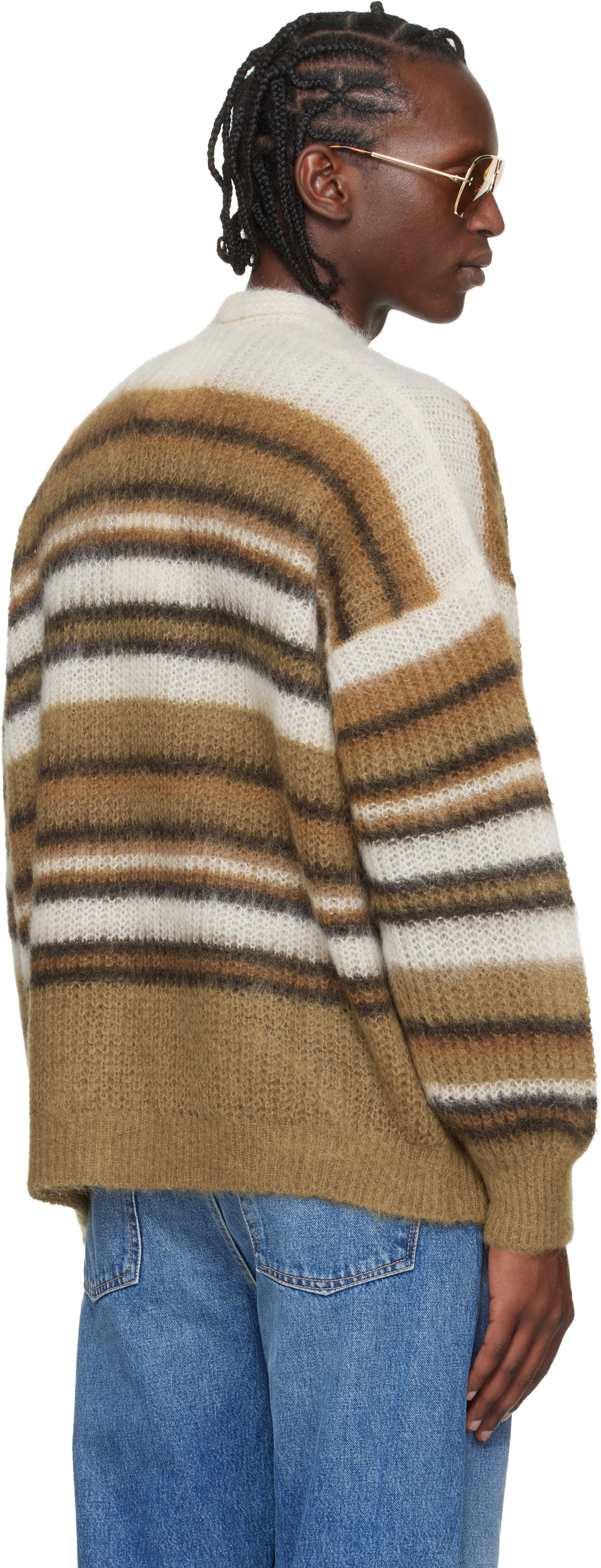 Isabel Marant Brown & Off-White Danah Cardigan