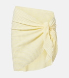 Montce Draped beach cover-up