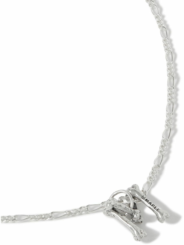 Photo: MAPLE - Bone Silver Pendant Necklace