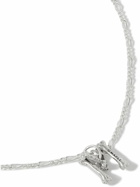 MAPLE - Bone Silver Pendant Necklace