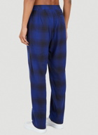 Ombre Plaid Pants in Blue