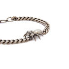 Alexander McQueen Men's Skull Spider Chain Bracelet in Silver 