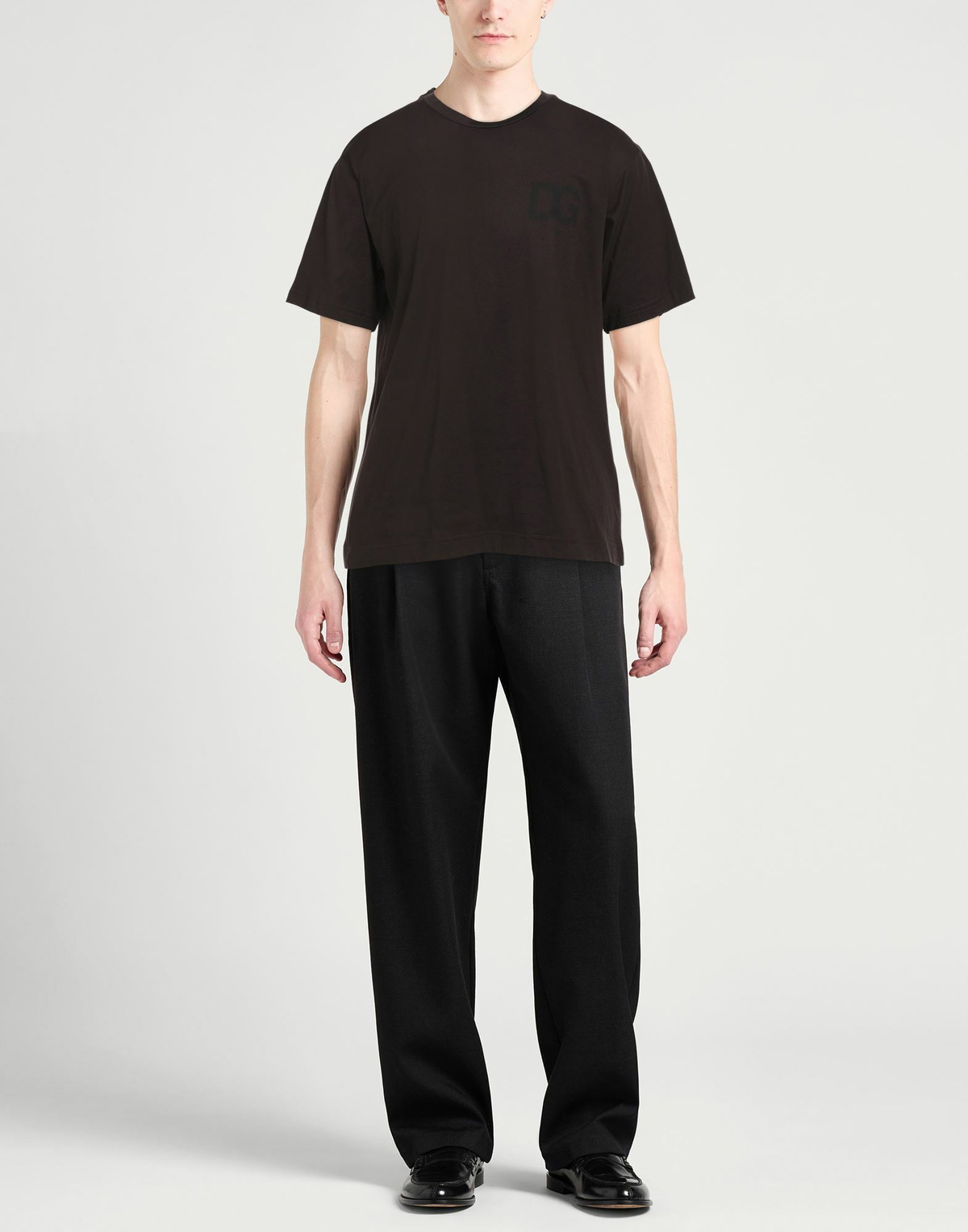 Dolce & gabbana Mens T-shirt Dark in Brown