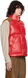 Moncler Red Ardeche Down Vest