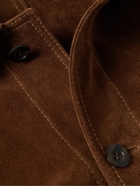 Drake's - Suede Chore Jacket - Brown