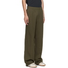 Helmut Lang Green Logo Sweatpants