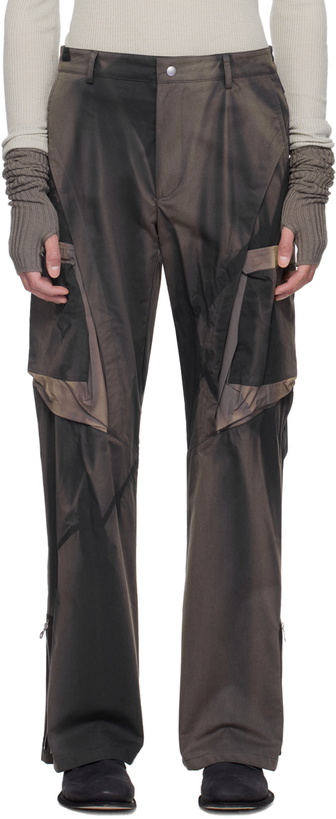 Photo: JiyongKim Navy Sun-Bleached Cargo Pants