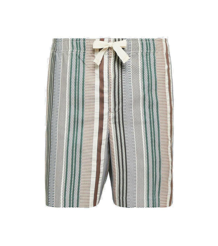 Photo: Orlebar Brown Alex striped cotton shorts