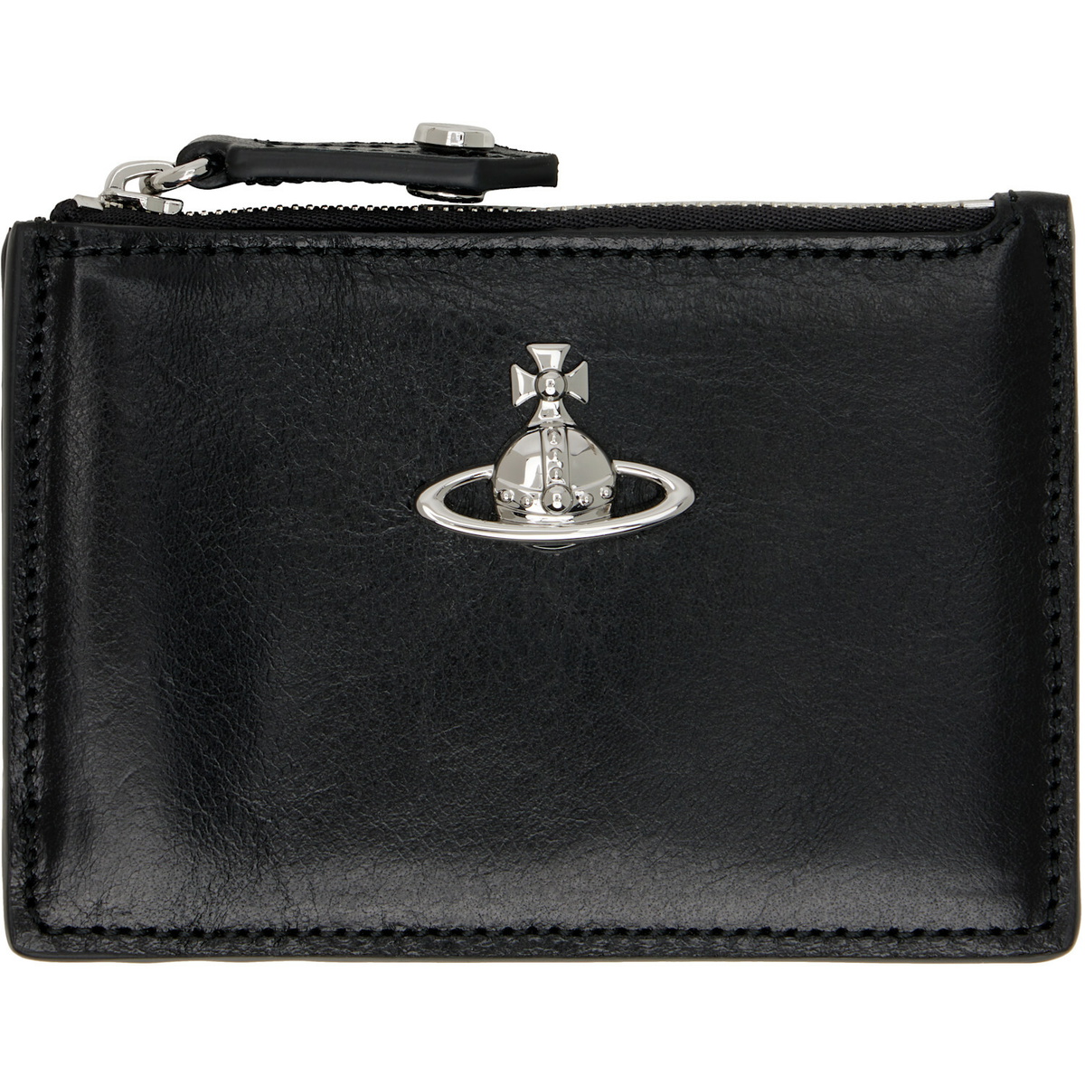 Vivienne Westwood Black Slim Long Card Holder