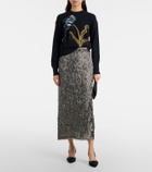 Erdem Intarsia wool and cotton sweater