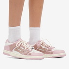 AMIRI Women's Skeleton Low Top Sneakers in Baby Pink