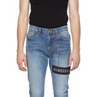 mastermind WORLD Indigo Selvedge Skinny Jeans