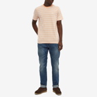 Barbour Men's Delamere Stripe T-Shirt in Coral Sands