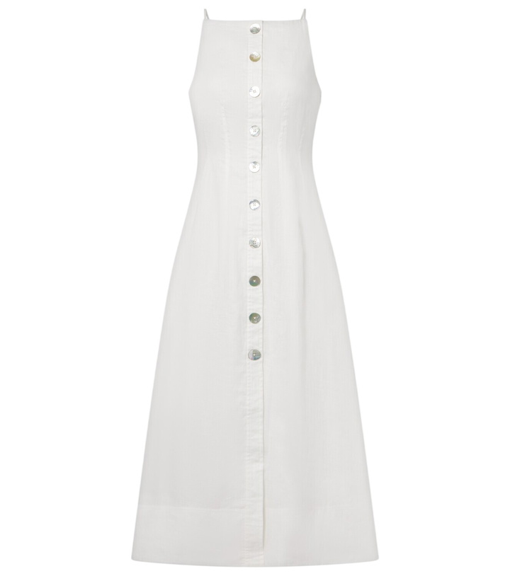 Photo: Veronica Beard Georges linen midi dress