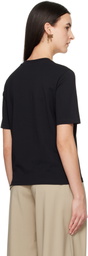 Moschino Black Eggs Print T-shirt