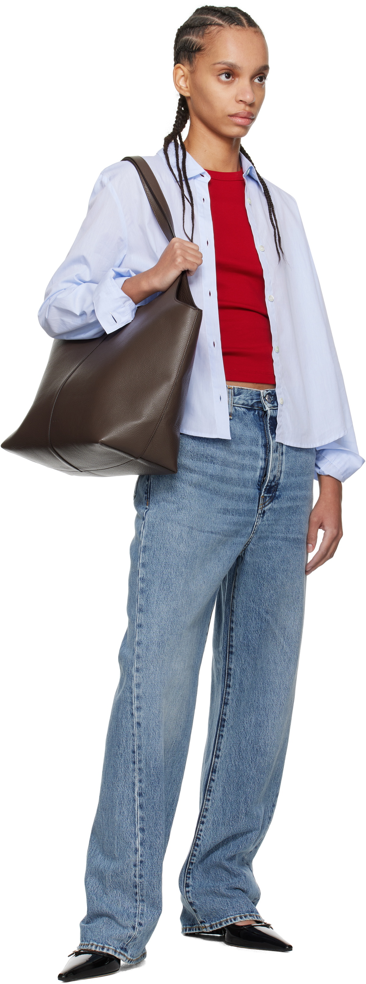 Aesther Ekme Brown Cabas Supple XL Tote Aesther Ekme