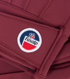 Fusalp Glacier leather-trimmed ski gloves