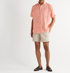 Sid Mashburn - Marquez Cotton Shirt - Orange