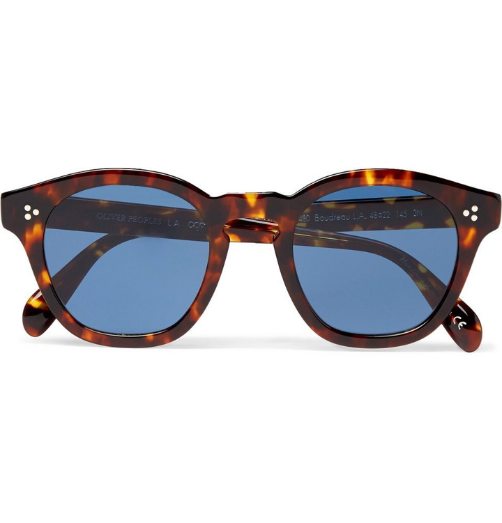 Photo: Oliver Peoples - Boudreau L.A D-Frame Tortoiseshell Acetate Sunglasses - Men - Brown