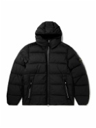 Stone Island - Logo-Appliquéd Quilted Padded Shell Down Jacket - Black