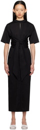 Mame Kurogouchi Black Suvin Midi Dress