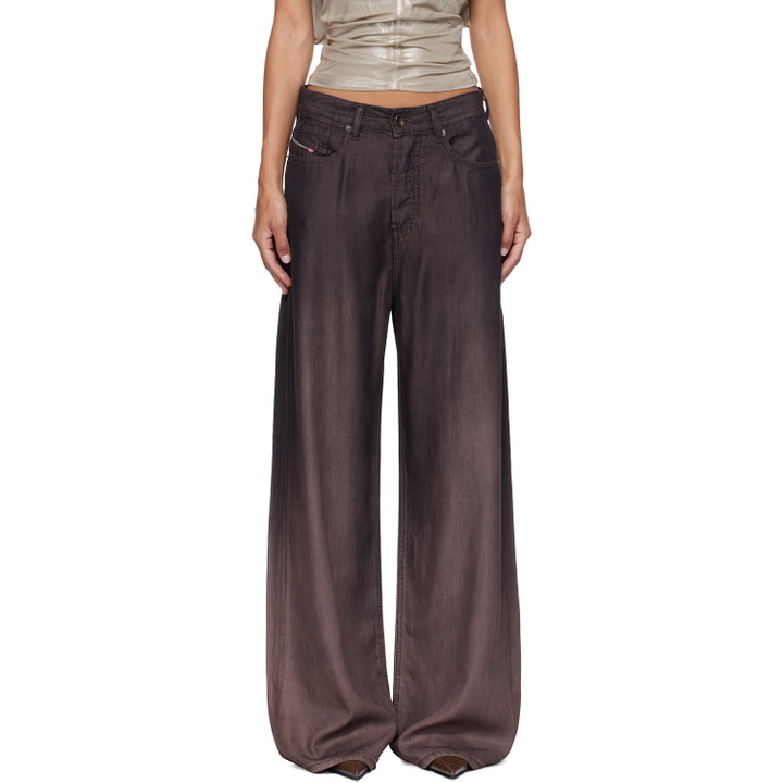 Photo: Diesel Brown Relaxed Low Waist 1996 D-Sire Jeans