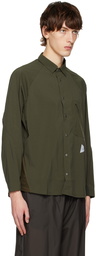 and wander Khaki Base Shirt