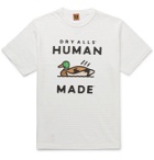 Human Made - Logo-Print Cotton-Jersey T-Shirt - White