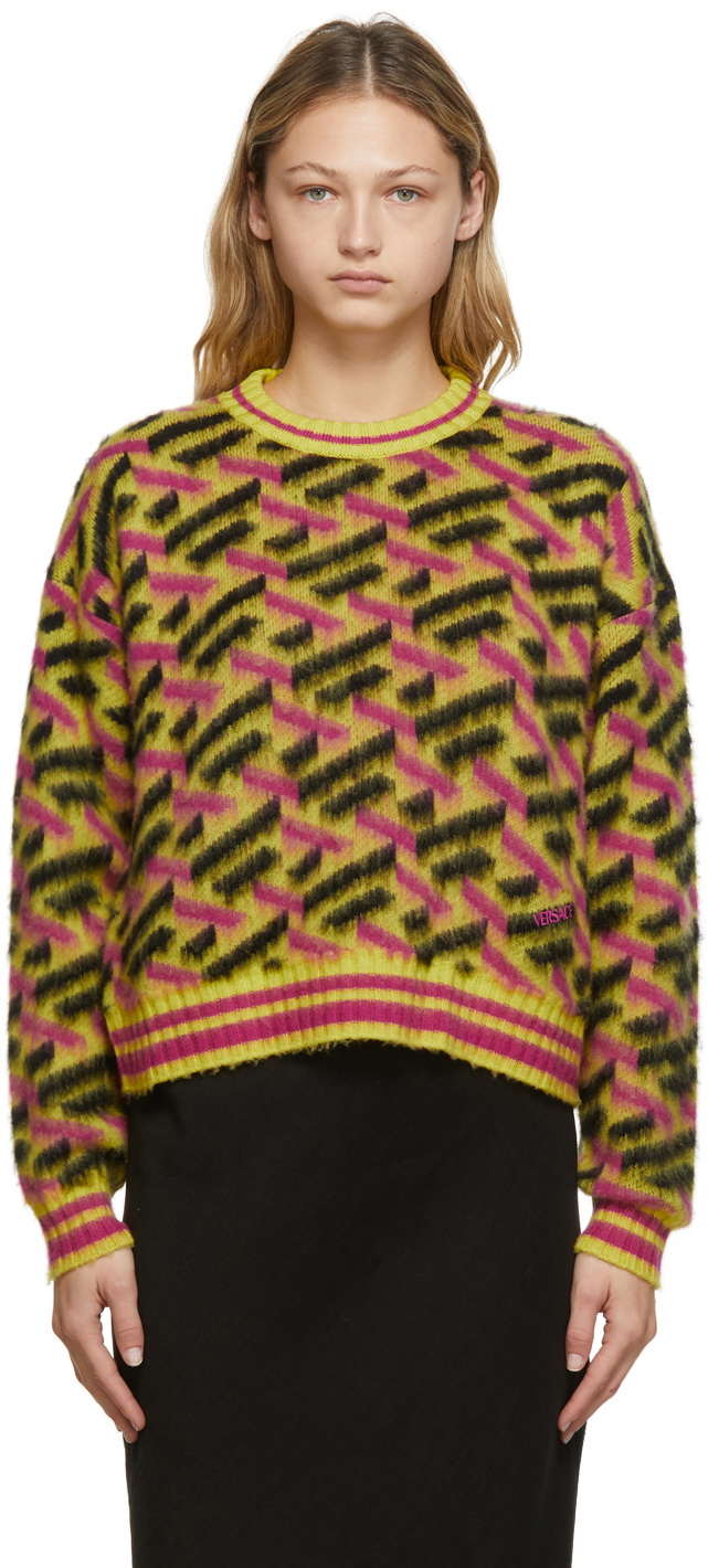 Versace Monogram Sweater 48 IT at FORZIERI