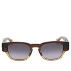 Bottega Veneta Eyewear Men's Bottega Veneta BV1460S Sunglasses in Brown/Grey 