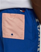Tommy Jeans Medium Drawstring Colorblock Shorts Blue|White - Mens - Swimwear
