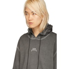 A-Cold-Wall* Grey Treated Logo Hoodie