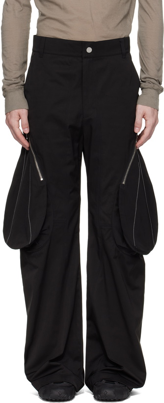 Photo: FFFPOSTALSERVICE Black Tear Drop Cargo Pants