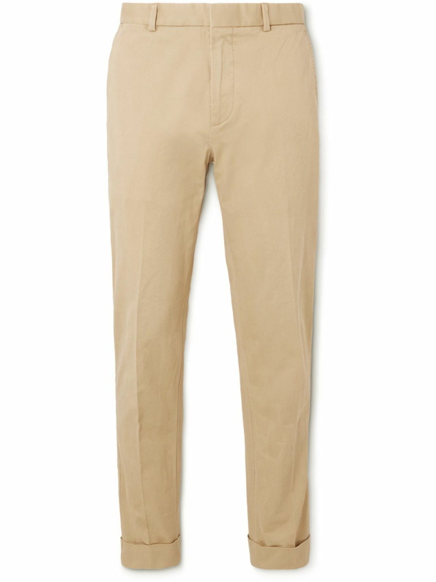 Photo: Polo Ralph Lauren - Tapered Stretch-Cotton Twill Suit Trousers - Brown