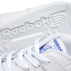 Reebok Men's Workout Plus Sneakers in White/Classic Cobalt