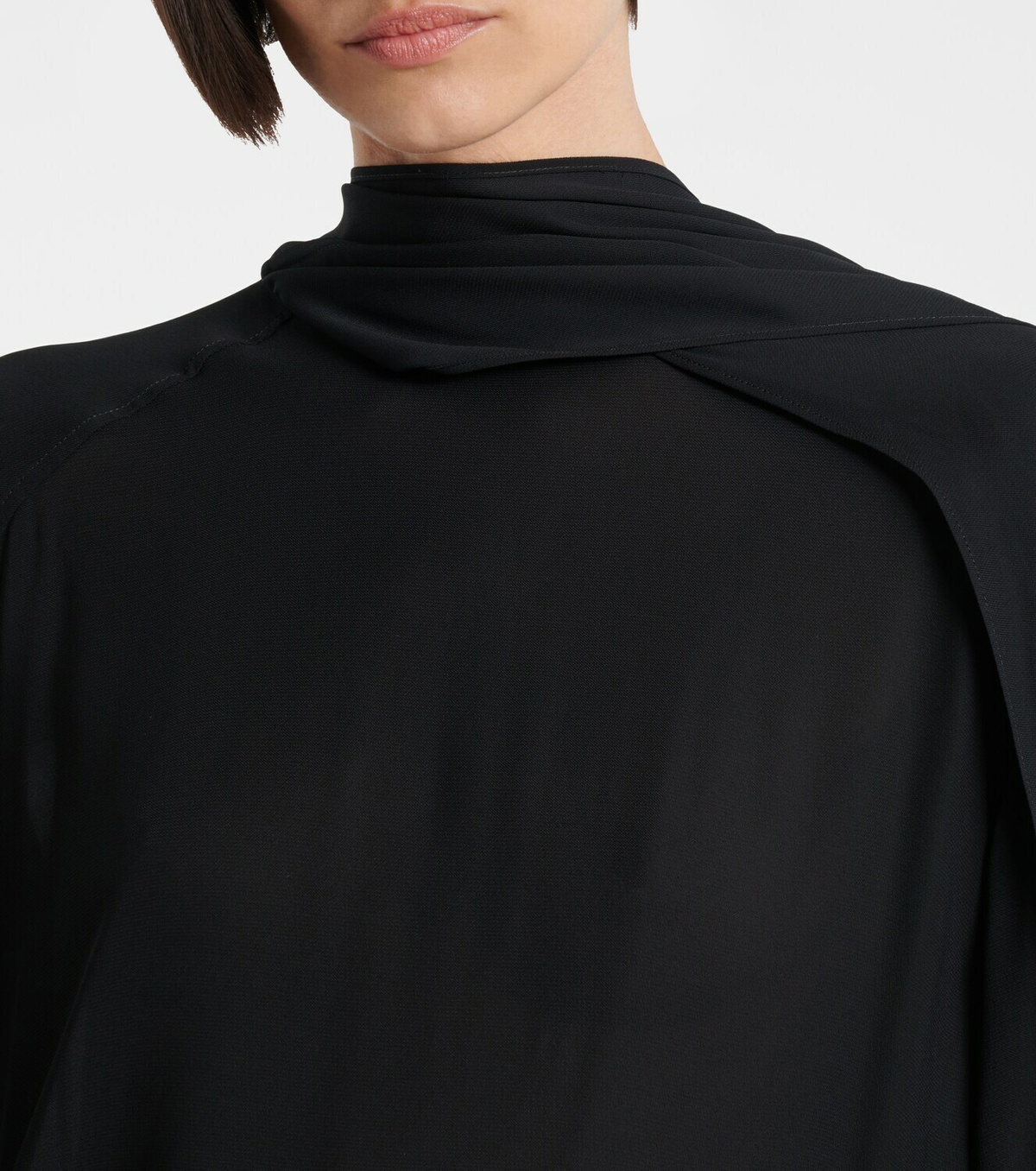 Plan C Georgette midi dress