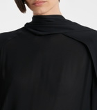 Plan C Georgette midi dress