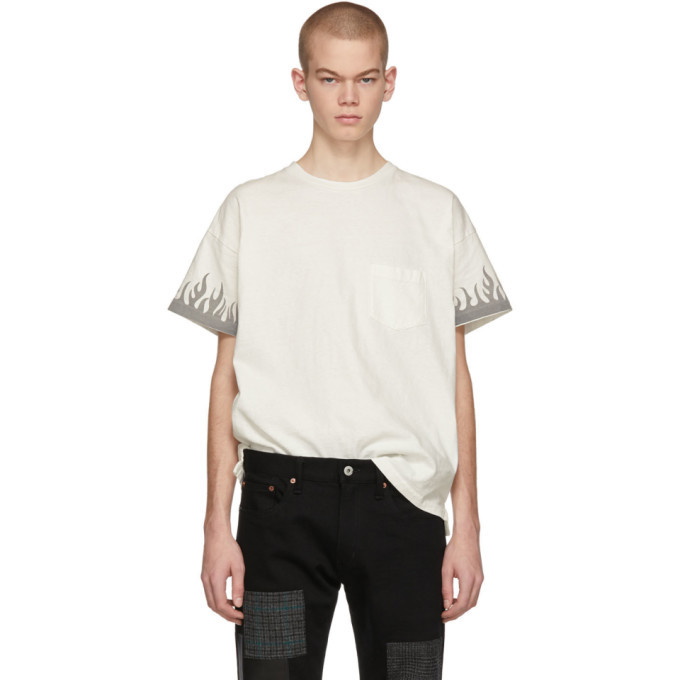 Photo: Remi Relief Off-White Fire T-Shirt