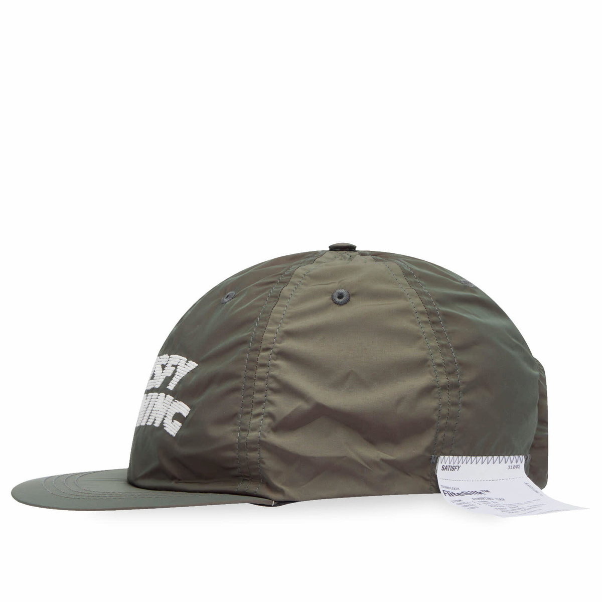 Satisfy Men's FliteSilk™ Wave Running Cap in Khaki Green Satisfy