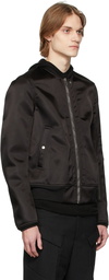 Rick Owens Black Flight Bomber Jacket